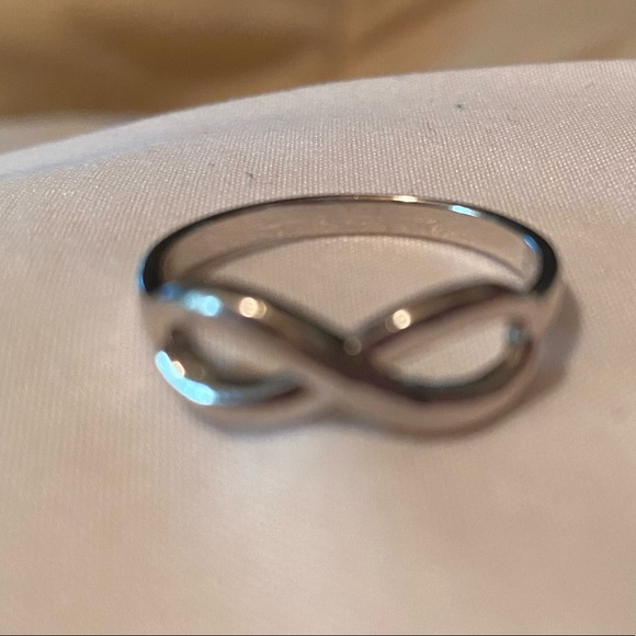 ❤️Valentines Day-Infinity Rings 925 SS & Rose Gold - Picture 3 of 15